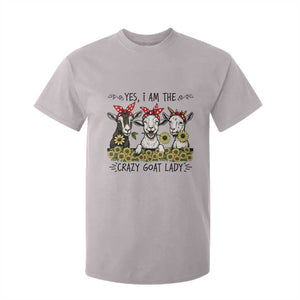 I Am The Crazy Goat Lady T Shirt For Kid Goat Lady Gift TS12 Ice Gray Print Your Wear