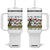 I Am The Crazy Goat Lady Tumbler With Handle Goat Lady Gift TS12 One Size: 40 oz White Print Your Wear