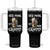 Hey Man Got Any Grass Tumbler With Handle Funny Goat Stoner Gift TS12 One Size: 40 oz Black Print Your Wear