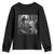 Goat Selfie With Bigfoot Youth Sweatshirt Funny Cryptid Gift TS12 Black Print Your Wear