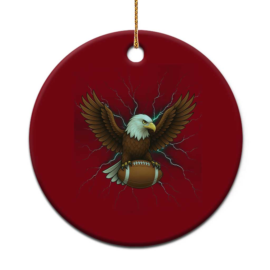 Lightning Eagle Lover Ceramic Ornament Sport Lover Gift TS12 1pc Red Print Your Wear