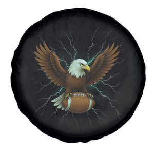 Lightning Eagle Holding Spare Tire Cover Football Player Gift TS12 Print Your Wear