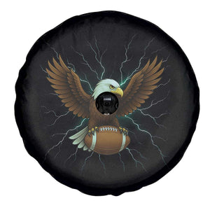 Lightning Eagle Holding Spare Tire Cover Football Player Gift TS12 Print Your Wear