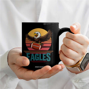 Funny Eagle Football Fan Coffee Mug Retro Vintage Style TS12 Print Your Wear