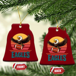 Funny Eagle Football Fan Ceramic Ornament Retro Vintage Style TS12 Print Your Wear