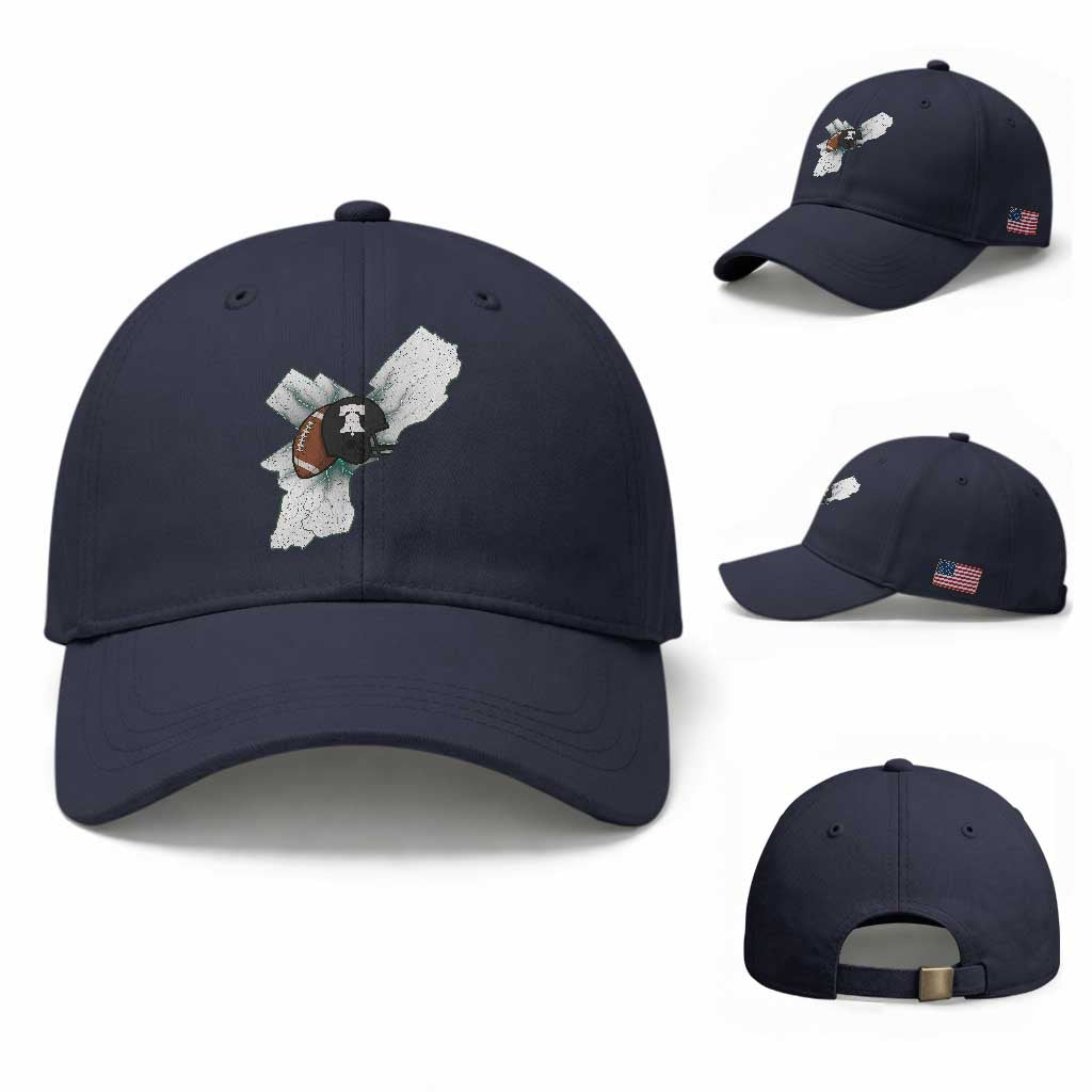 Funny Vintage PFF Baseball Cap Sport Humor Gift TS12 Baseball Cap Universal Fit Navy Print Your Wear