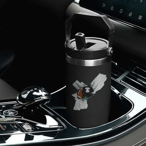 Philadelphia Liberty Bell Football Helmet Lightning Gift Flip Straw Tumbler TS12 Print Your Wear