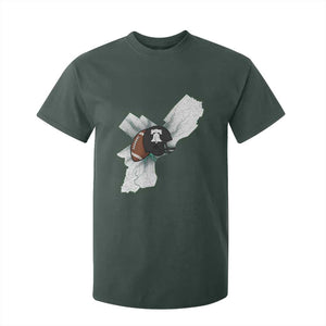 Philadelphia Liberty Bell Football Helmet Lightning Gift T Shirt For Kid TS12 Dark Forest Green Print Your Wear