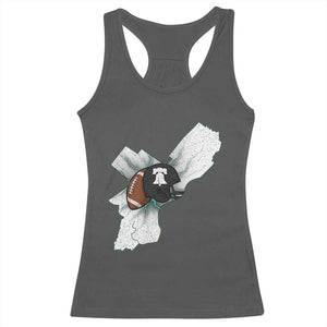 Funny Vintage PFF Racerback Tank Top Sport Humor Gift TS12 Dark Heather Print Your Wear