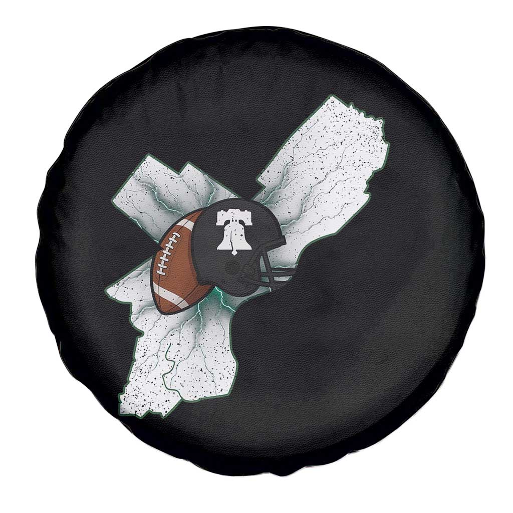 Philadelphia Liberty Bell Football Helmet Lightning Gift Spare Tire Cover TS12 Print Your Wear