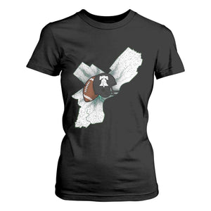 Philadelphia Liberty Bell Football Helmet Lightning Gift T Shirt For Women TS12 Black Print Your Wear