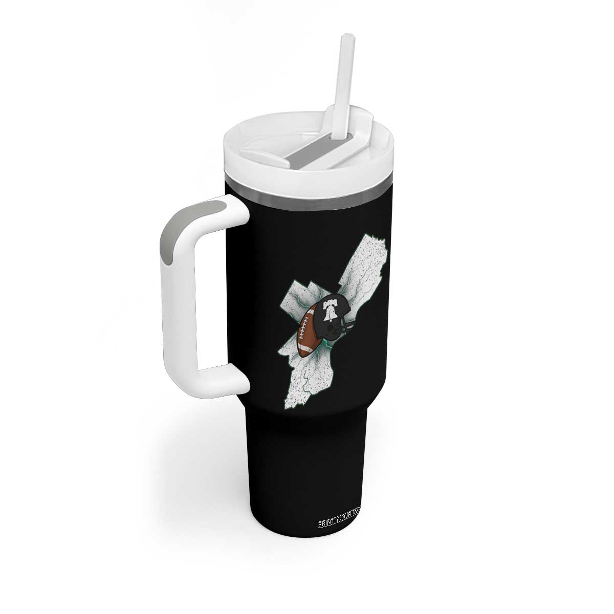 Funny Vintage PFF Tumbler With Handle Sport Humor Gift TS12 Print Your Wear