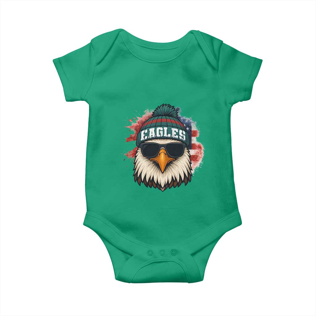 Patriotic Eagle Football Baby Onesie American Flag Pride Gift TS12 Irish Green Print Your Wear