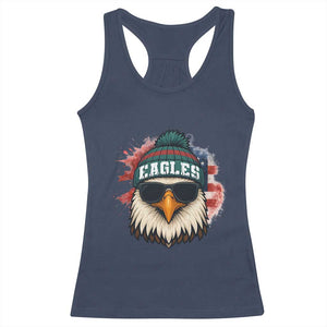 Patriotic Eagle Football Racerback Tank Top American Flag Pride Gift TS12 Navy Print Your Wear
