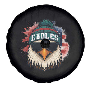 Patriotic Eagle Football Spare Tire Cover American Flag Pride Gift TS12 Print Your Wear