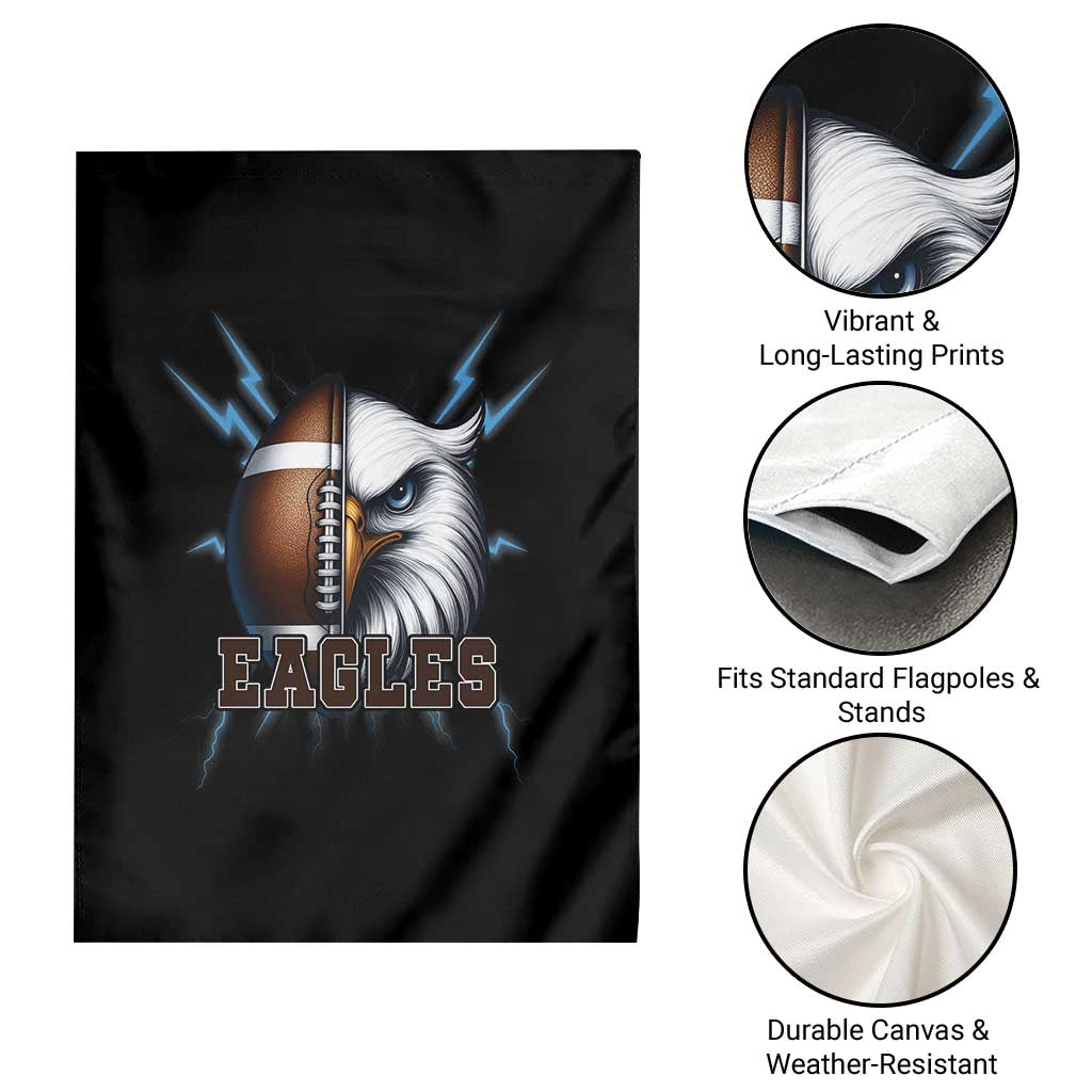 Eagle Football Power Garden Flag Game Day Sports Fan Gift TS12 Print Your Wear
