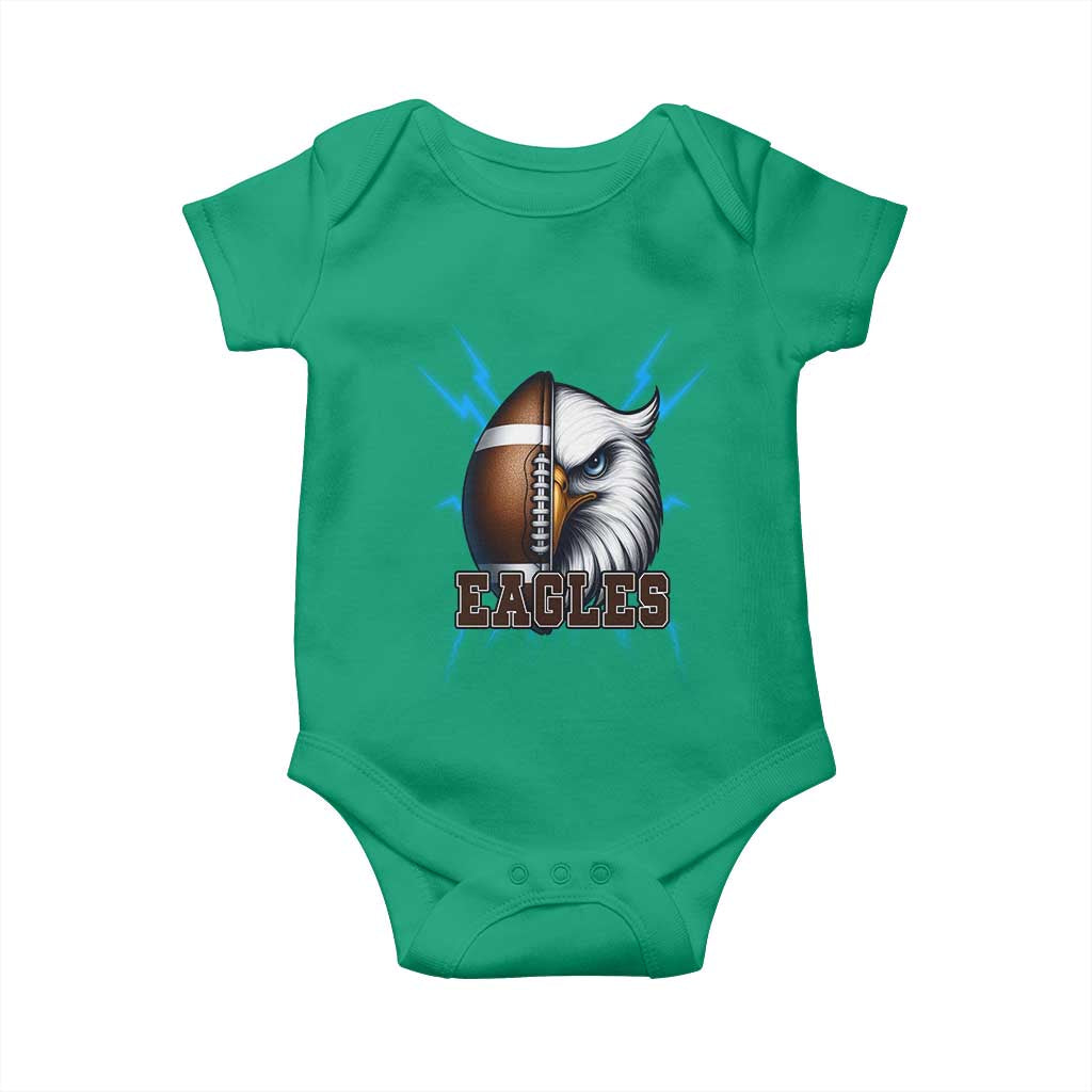 Eagle Football Power Baby Onesie Game Day Sports Fan Gift TS12 Irish Green Print Your Wear