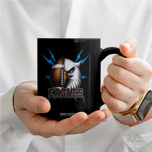Eagle Football Power Coffee Mug Game Day Sports Fan Gift TS12 Print Your Wear