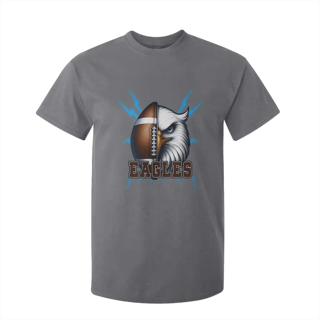 Eagle Football Power T Shirt For Kid Game Day Sports Fan Gift TS12 Charcoal Print Your Wear