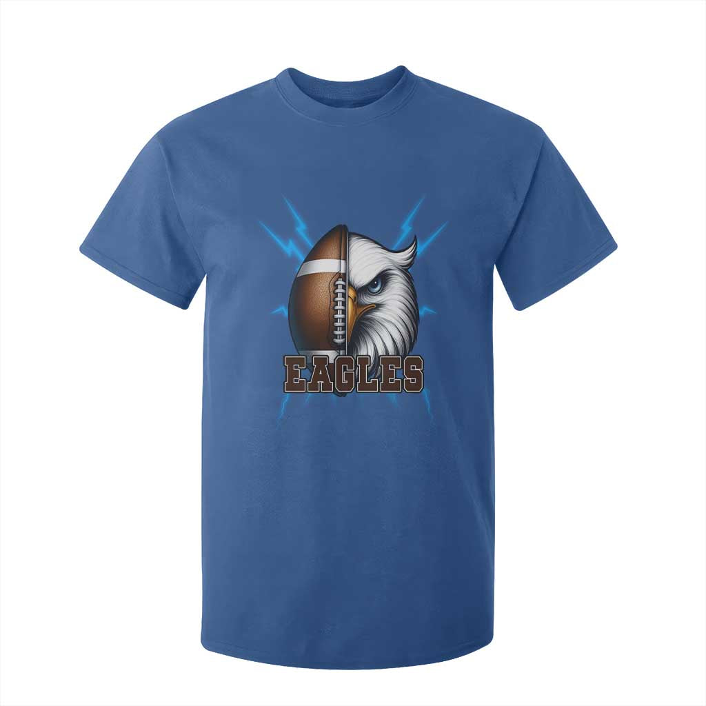 Eagle Football Power T Shirt For Kid Game Day Sports Fan Gift TS12 Royal Blue Print Your Wear