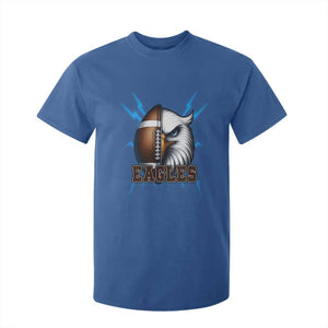 Eagle Football Power T Shirt For Kid Game Day Sports Fan Gift TS12 Royal Blue Print Your Wear