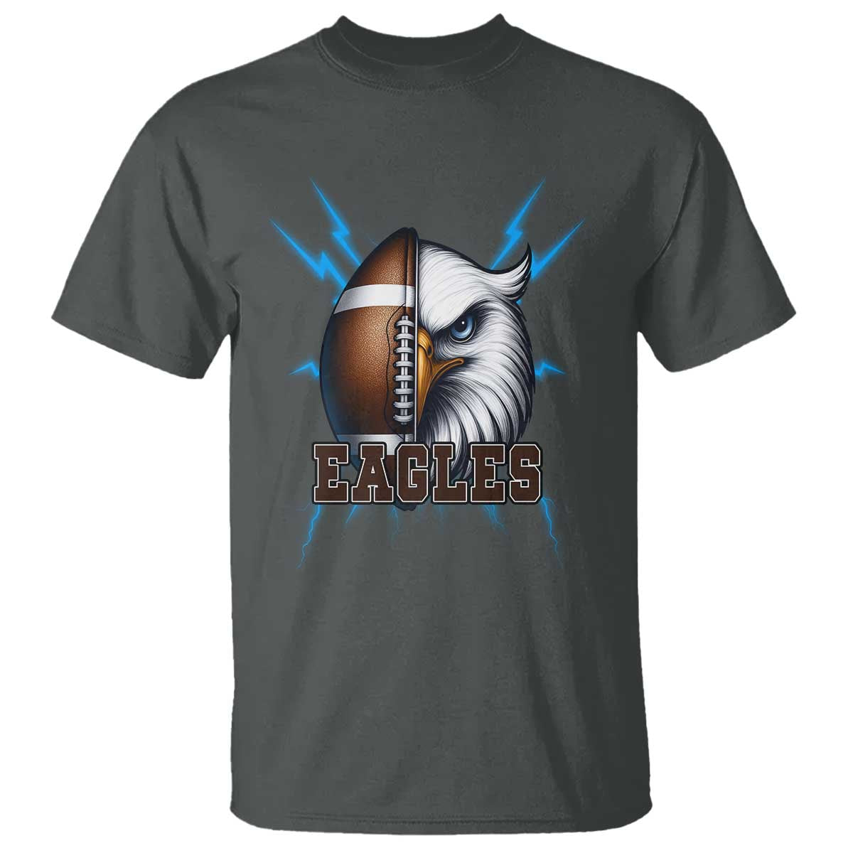 EF Power PFE Game Day Sports Fan Gift T Shirt TS12 Dark Heather Print Your Wear