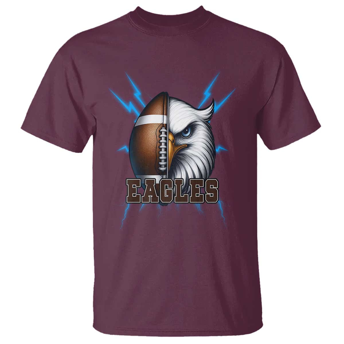 EF Power PFE Game Day Sports Fan Gift T Shirt TS12 Maroon Print Your Wear