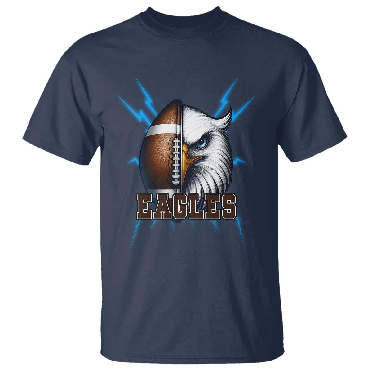 EF Power PFE Game Day Sports Fan Gift T Shirt TS12 Navy Print Your Wear