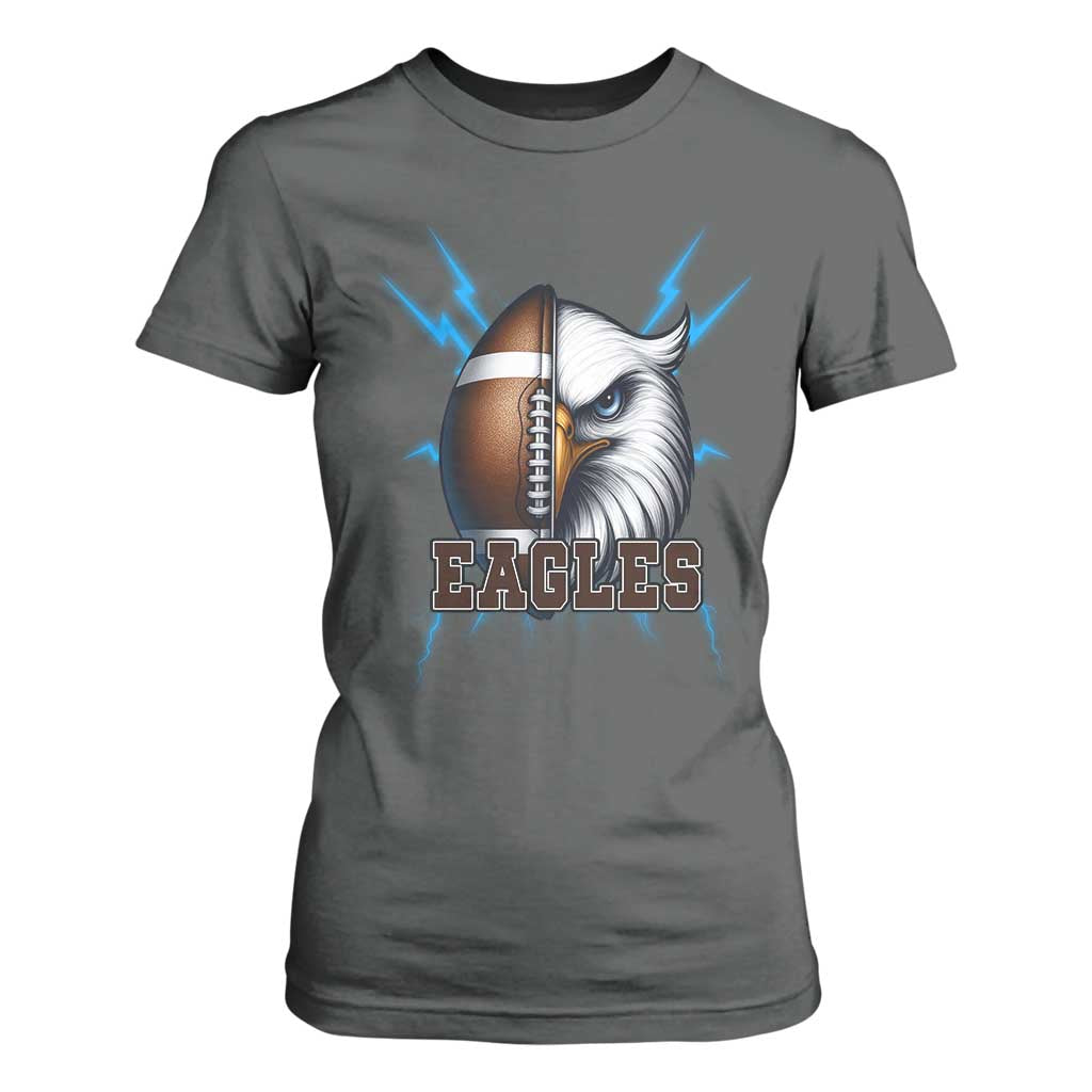 EF Power PFE Game Day Sports Fan Gift T Shirt For Women TS12 Dark Heather Print Your Wear