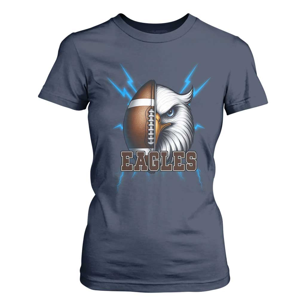 EF Power PFE Game Day Sports Fan Gift T Shirt For Women TS12 Navy Print Your Wear