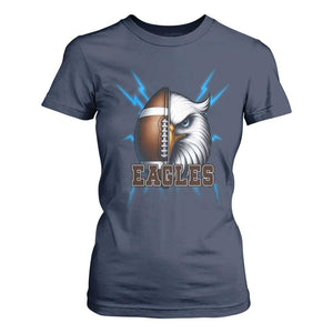 EF Power PFE Game Day Sports Fan Gift T Shirt For Women TS12 Navy Print Your Wear