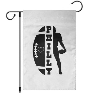 Philly Football Spirit Garden Flag Proud Fan Humor Gift TS12 White Print Your Wear