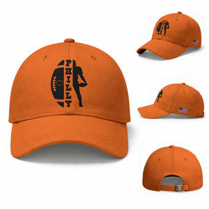 PFE Spirit Proud Fan Humor Gift Baseball Cap TS12 Baseball Cap Universal Fit Orange Print Your Wear