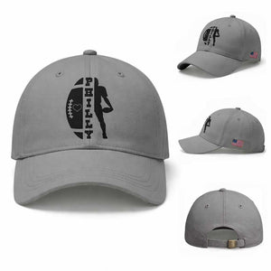 PFE Spirit Proud Fan Humor Gift Baseball Cap TS12 Baseball Cap Universal Fit Sport Gray Print Your Wear