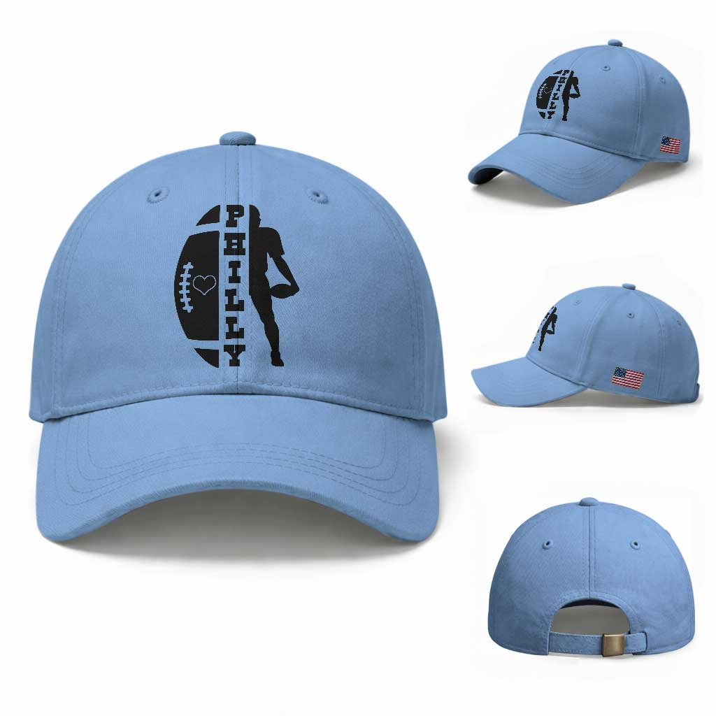 PFE Spirit Proud Fan Humor Gift Baseball Cap TS12 Baseball Cap Universal Fit Light Blue Print Your Wear