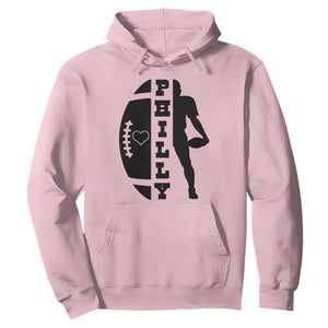 Philly Football Spirit Hoodie Proud Fan Humor Gift TS12 Light Pink Print Your Wear