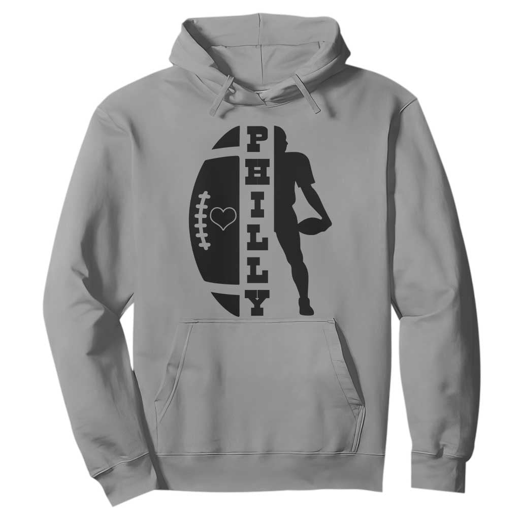 Philly Football Spirit Hoodie Proud Fan Humor Gift TS12 Sport Gray Print Your Wear