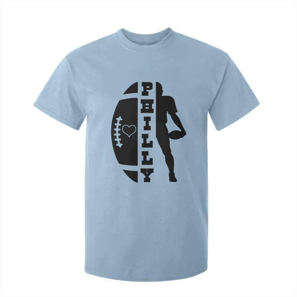 Philly Football Spirit T Shirt For Kid Proud Fan Humor Gift TS12 Light Blue Print Your Wear