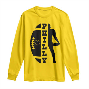 Philly Football Spirit Long Sleeve Shirt Proud Fan Humor Gift TS12 Daisy Print Your Wear