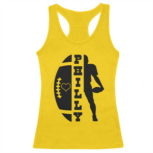 Philly Football Spirit Racerback Tank Top Proud Fan Humor Gift TS12 Daisy Print Your Wear