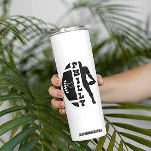 Philly Football Spirit Skinny Tumbler Proud Fan Humor Gift TS12 Print Your Wear