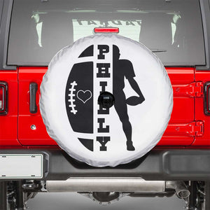 Philly Football Spirit Spare Tire Cover Proud Fan Humor Gift TS12 White Print Your Wear