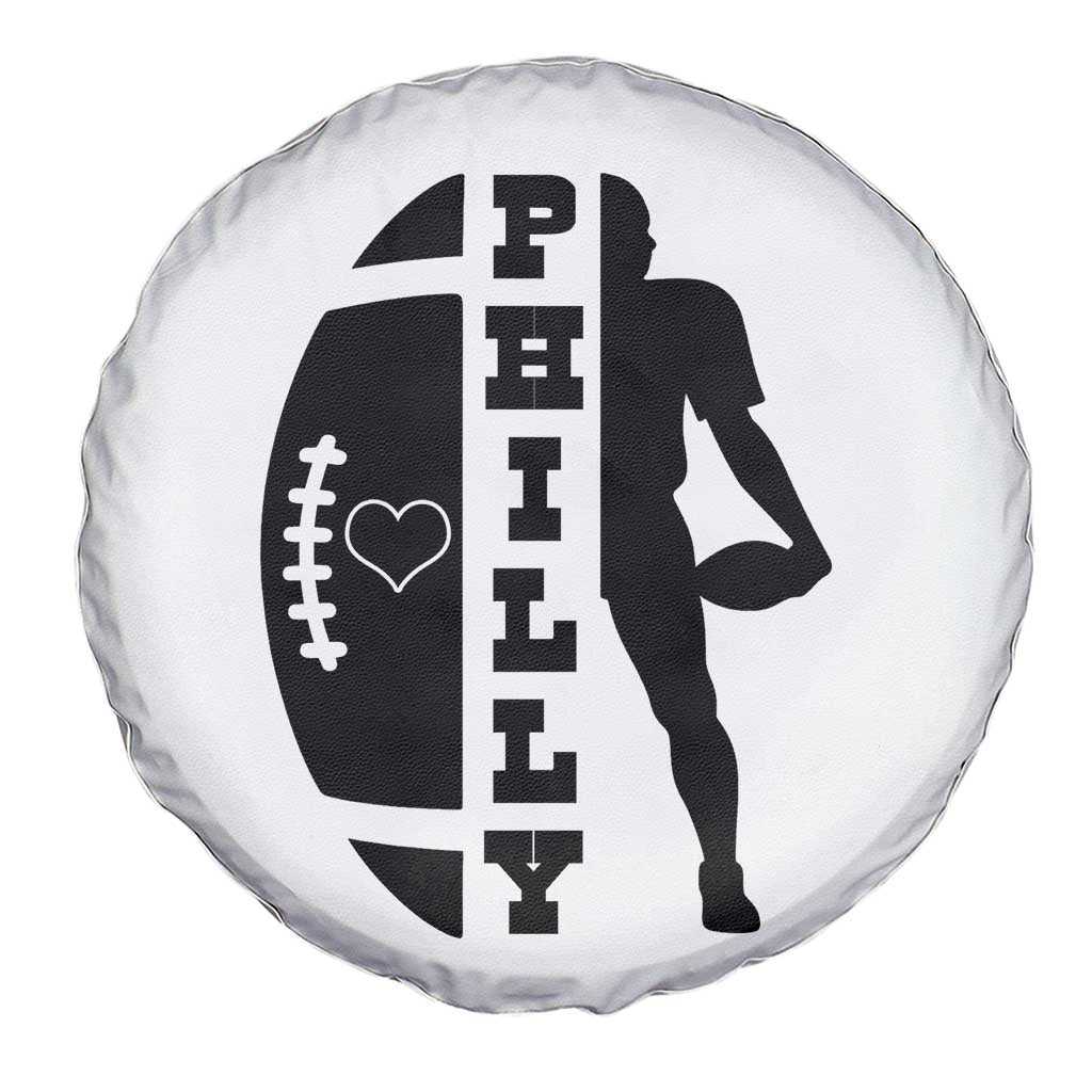 Philly Football Spirit Spare Tire Cover Proud Fan Humor Gift TS12 Print Your Wear