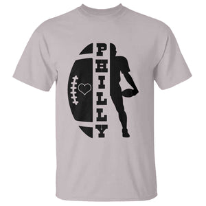 Philly Football Spirit T Shirt Proud Fan Humor Gift TS12 Ice Gray Print Your Wear
