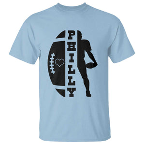 Philly Football Spirit T Shirt Proud Fan Humor Gift TS12 Light Blue Print Your Wear
