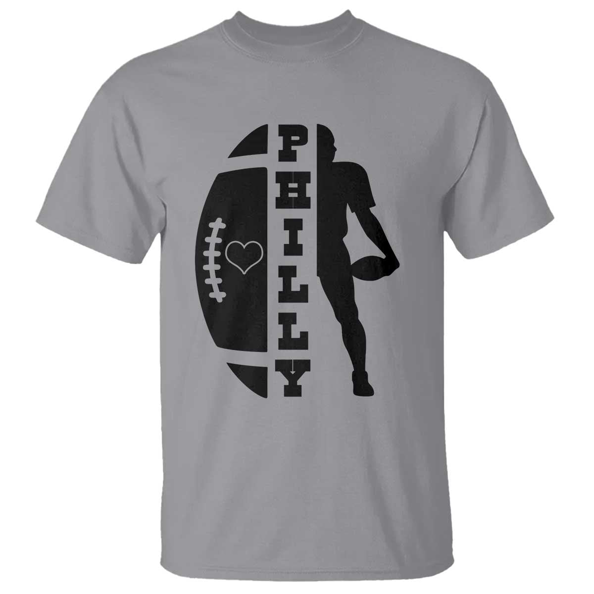 Philly Football Spirit T Shirt Proud Fan Humor Gift TS12 Sport Gray Print Your Wear