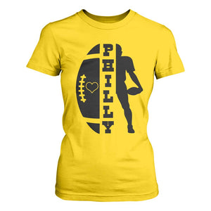 Philly Football Spirit T Shirt For Women Proud Fan Humor Gift TS12 Daisy Print Your Wear