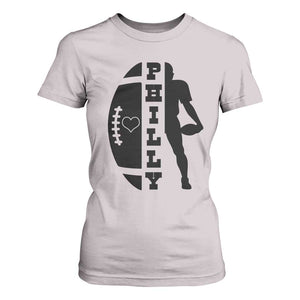 Philly Football Spirit T Shirt For Women Proud Fan Humor Gift TS12 Ice Gray Print Your Wear