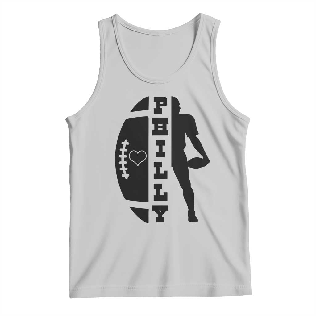 Philly Football Spirit Tank Top Proud Fan Humor Gift TS12 Ash Print Your Wear