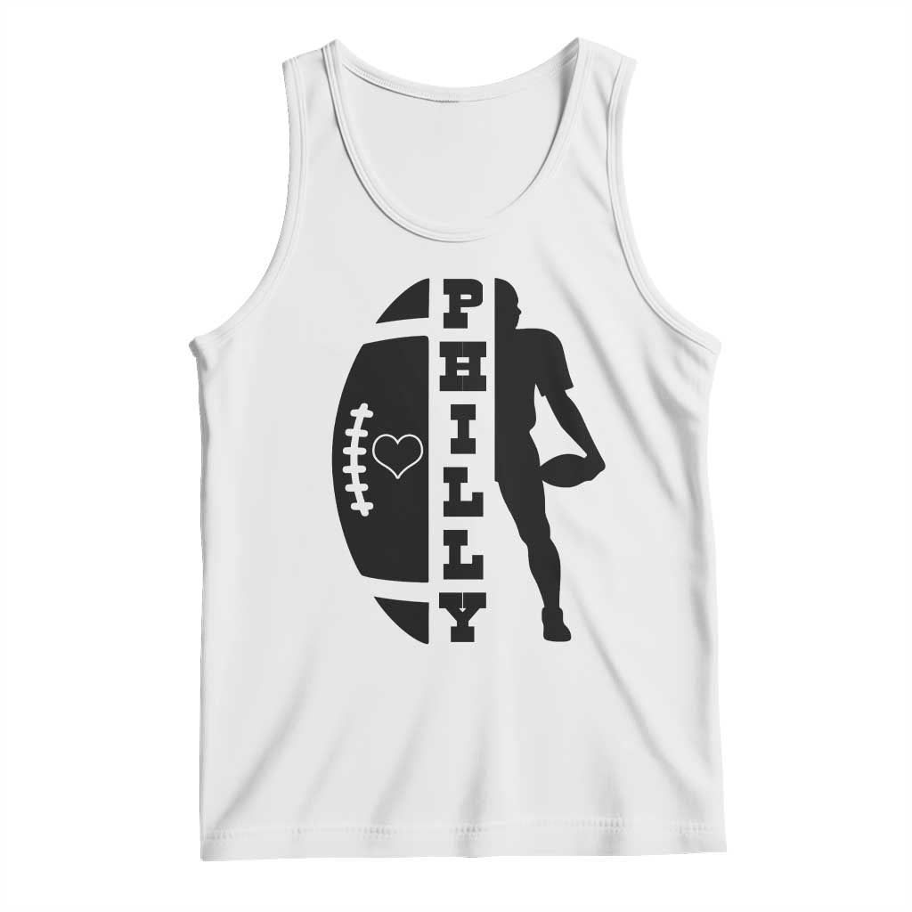 Philly Football Spirit Tank Top Proud Fan Humor Gift TS12 White Print Your Wear